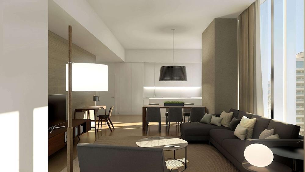Aleph Doha Residences, Curio Collection By Hilton מראה חיצוני תמונה Interior of a typical apartment
